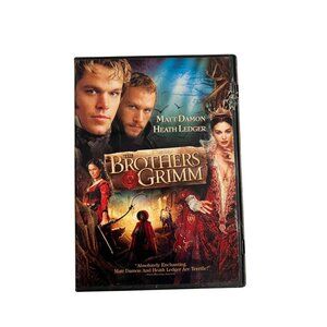 The Brothers Grimm 2005 DVD Fantasy Adventure Matt Damon Heath Ledger Pre-Owned